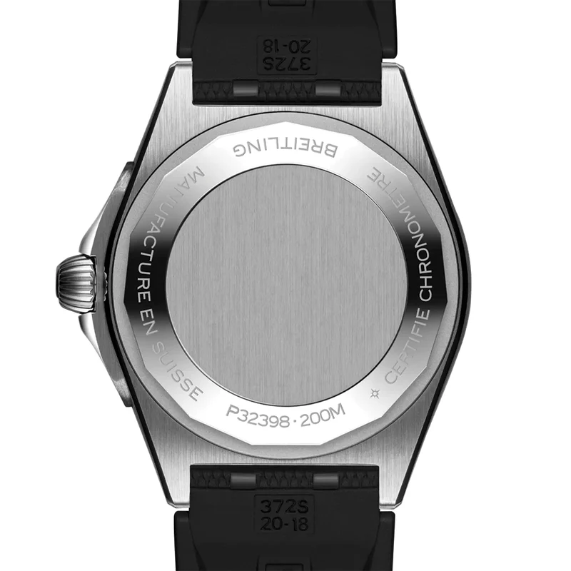 Chronomat Automatic GMT Steel and Platinum 40mm - Blue on Rubber Strap