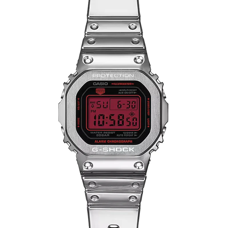 GM5600YRA-8 Digital Quartz 43.2mm - Black on Resin Band