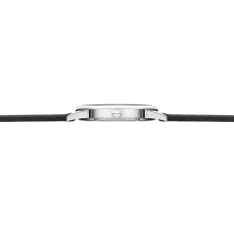 Club Campus Steel Back 38.5mm - Olive on Leather Strap
