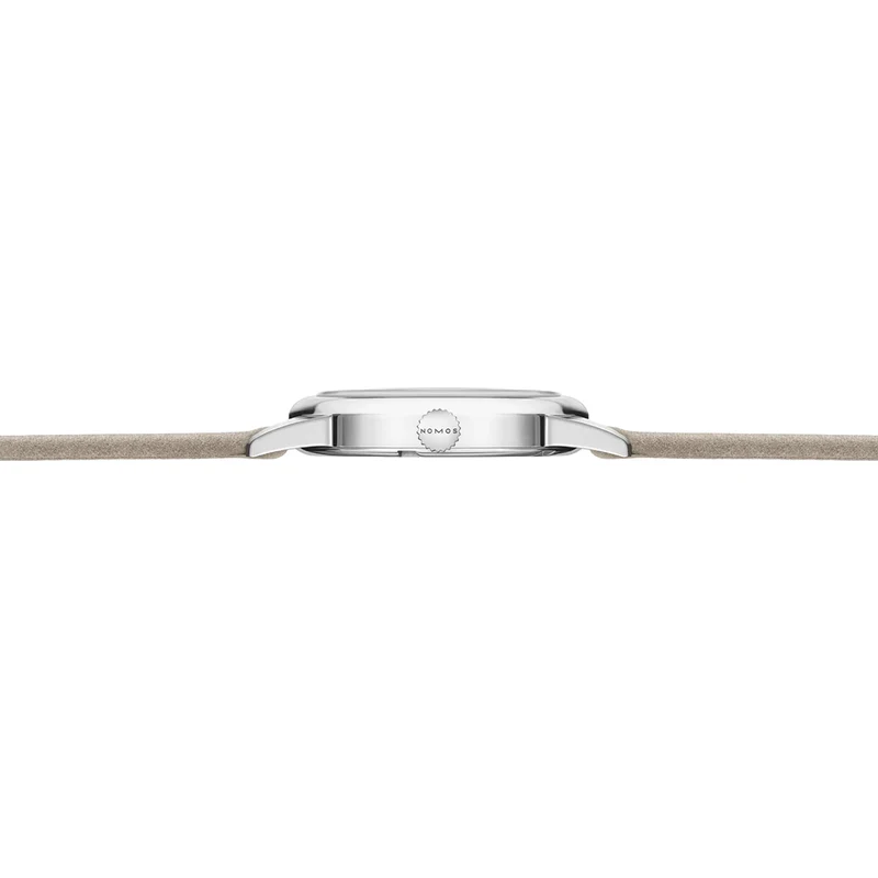 Club Campus Glass Back 36mm - Rose on Leather Strap