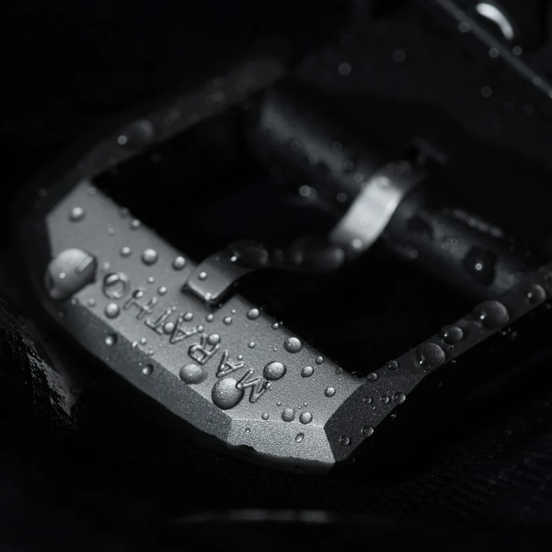 SSNAV-D Standard-Issue Tritium Pilot's Quartz Type II 41mm - Black on Rubber Strap