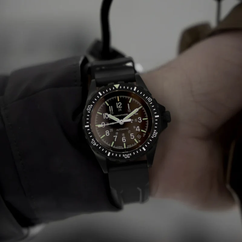 MSAR® Standard-Issue Diver's Automatic Type II 36mm - Anthracite on Rubber Strap