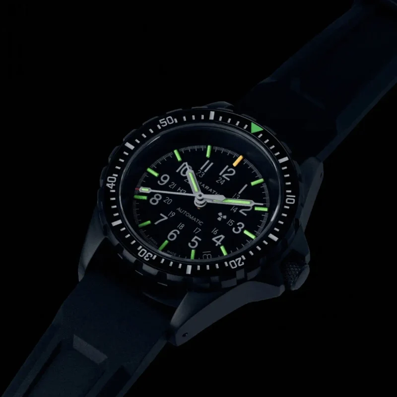 MSAR® Standard-Issue Diver's Automatic Type II 36mm - Anthracite on Rubber Strap