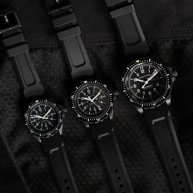 MSAR® Standard-Issue Diver's Automatic Type II 36mm - Anthracite on Rubber Strap