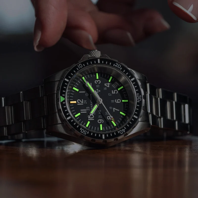 MSAR® Standard-Issue Diver's Quartz Type II 36mm - Black on Bracelet