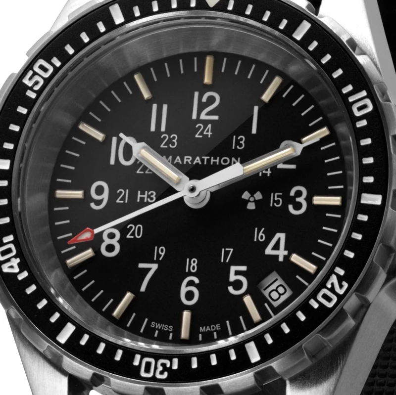 MSAR® Standard-Issue Diver's Quartz Type II 36mm - Black on Bracelet