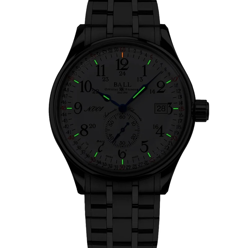 Trainmaster Railroad 40mm - White on Bracelet