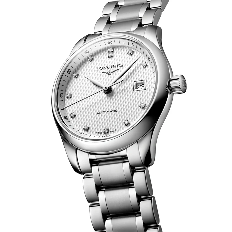 Master Collection 29mm - Silver, Diamond-Set on Bracelet