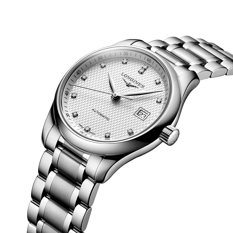 Master Collection 29mm - Silver, Diamond-Set on Bracelet
