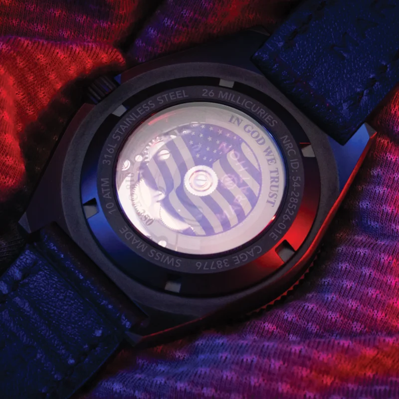 SSNAV-D Auto U.S. 250 Limited Edition 41mm - Black on Rubber Strap