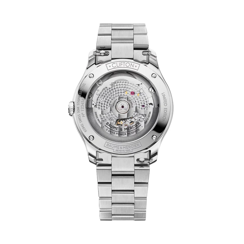 Clifton 10870 Baumatic Limited Edition 39mm - Blue on Bracelet