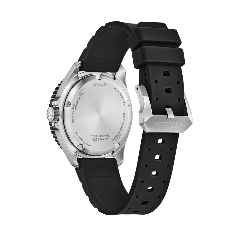 Promaster Dive 40.6mm - Black on Rubber Strap