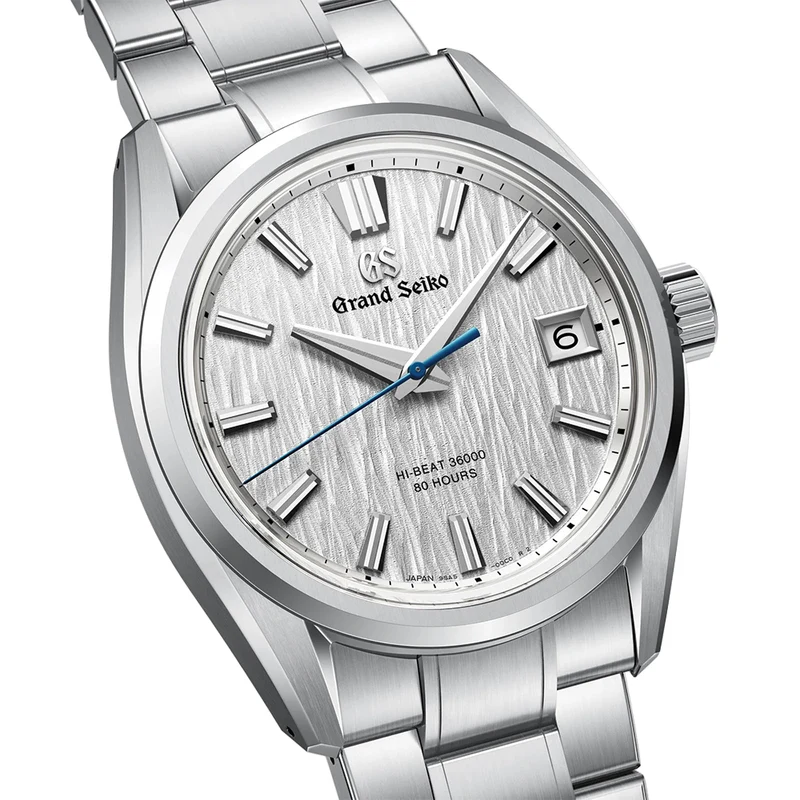 SLGH031 E9 "White Birch" Hi-Beat Ever-Brilliant Steel 40mm - White on Bracelet