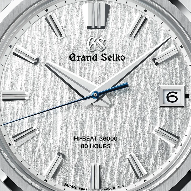 SLGH031 E9 "White Birch" Hi-Beat Ever-Brilliant Steel 40mm - White on Bracelet