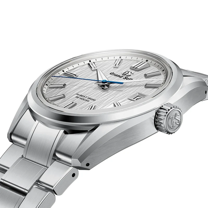 SLGH031 E9 "White Birch" Hi-Beat Ever-Brilliant Steel 40mm - White on Bracelet