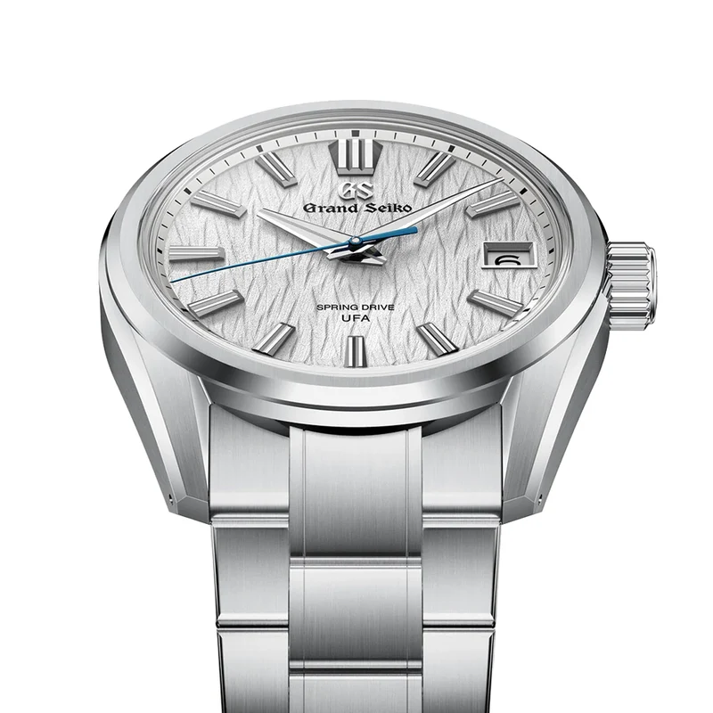 SLGB009 E9 "White Birch" Spring Drive UFA Ever-Brilliant Steel 40mm - White on Bracelet