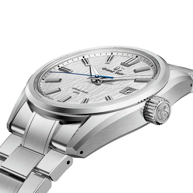 SLGB009 E9 "White Birch" Spring Drive UFA Ever-Brilliant Steel 40mm - White on Bracelet
