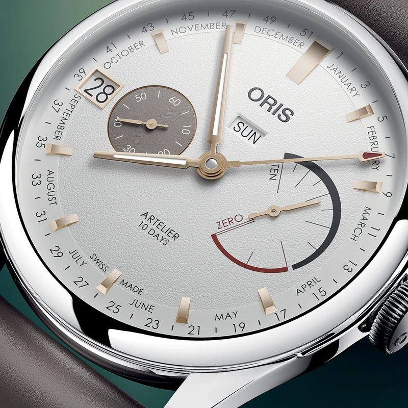 Artelier Calibre 113 43mm - White on Leather Strap