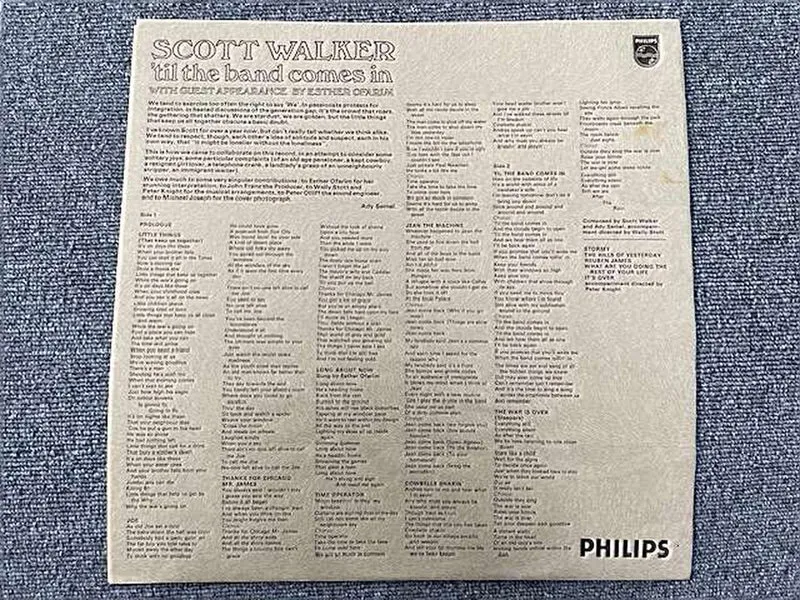 PHILIPS Scott Walker Til The Band Comes In Scott Walker - When the Band Came In