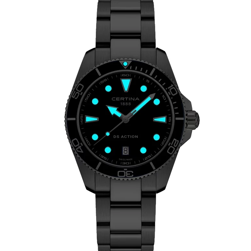 DS Action 40mm - Blue on Bracelet