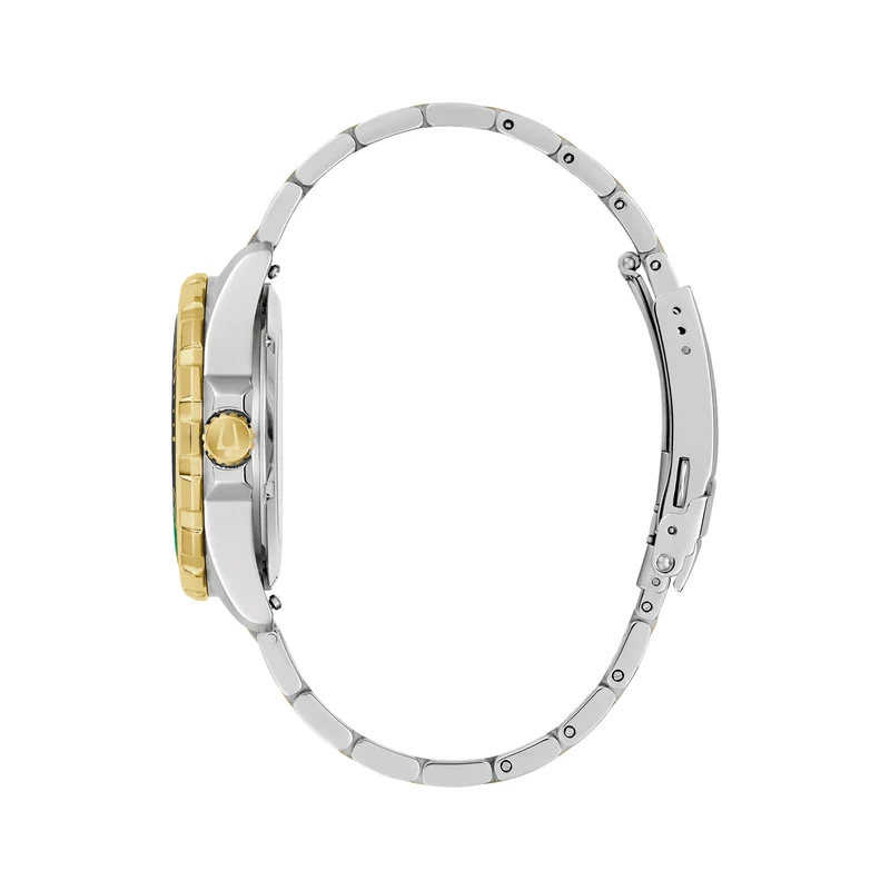 Marine Star Series B Two-Tone Gold-Tone 41mm - Green on Bracelet