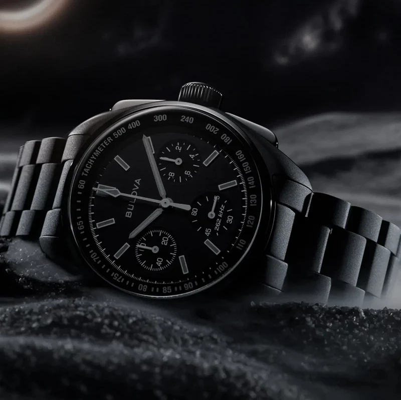 Lunar Pilot Black Hole Limited Edition 41.2mm - Black on Bracelet