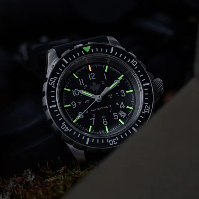 GSAR® Grey Maple Diver's Automatic Type II 41mm - Black on Rubber Strap