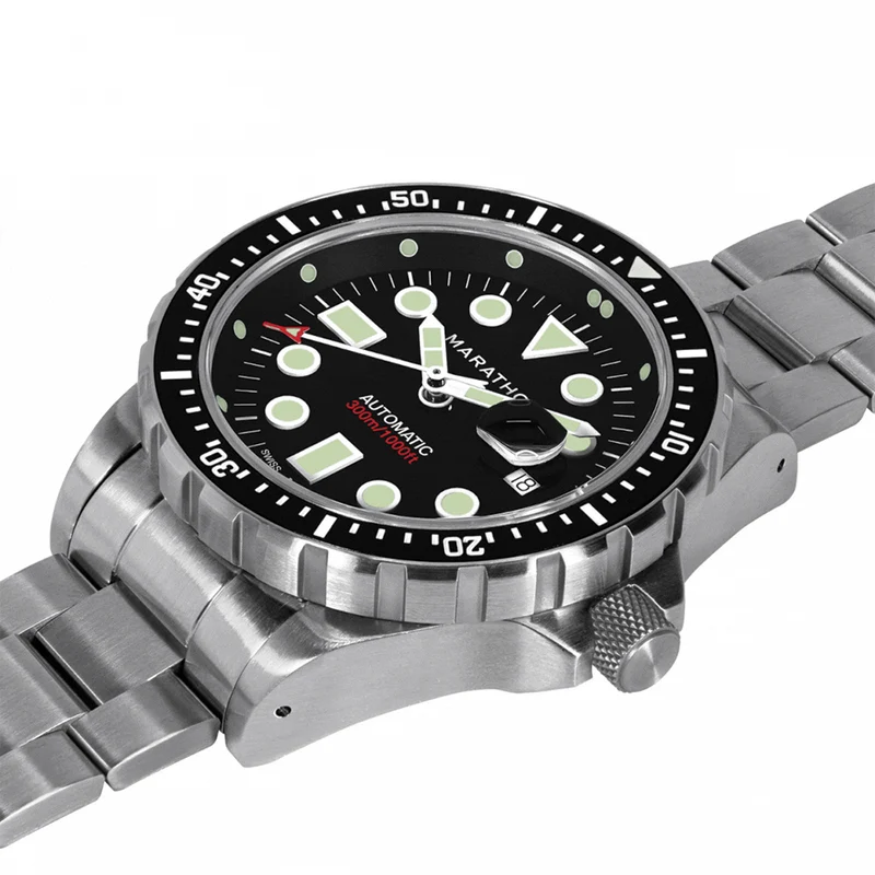 OSAR-D Type I Automatic with Date 46mm - Black on Bracelet
