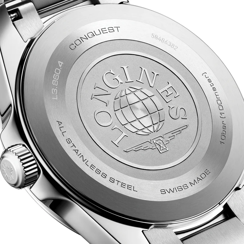 Conquest Quartz 41mm - Black on Bracelet