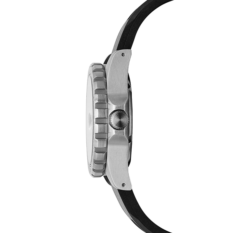 OSAR-D Type I Automatic with Date 36mm - Black on Rubber Strap
