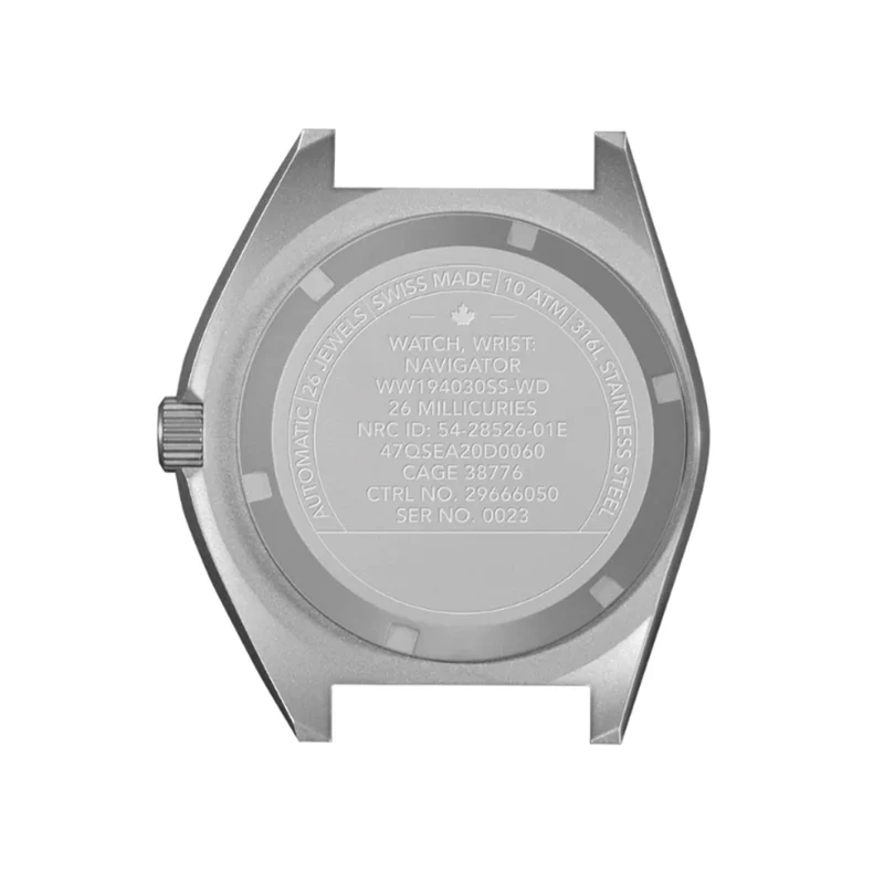 SSNAV-D Arctic Edition 41mm - White on Rubber Strap