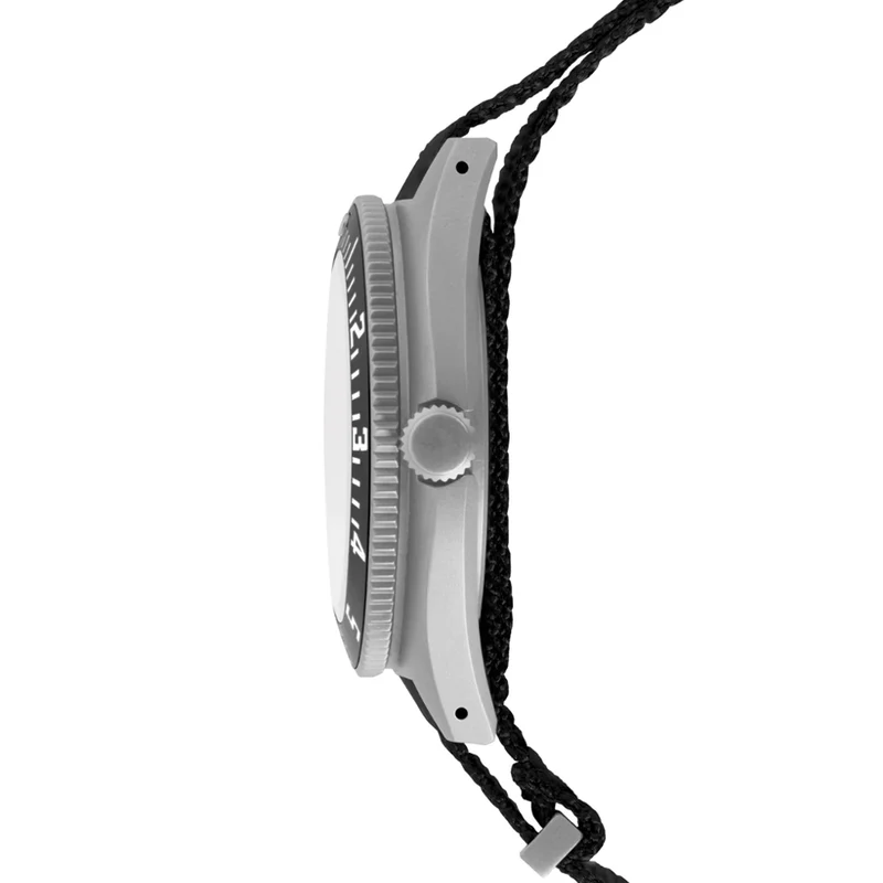 SSNAV No Date Arctic Edition 41mm - White on Nylon Defense Standard Strap