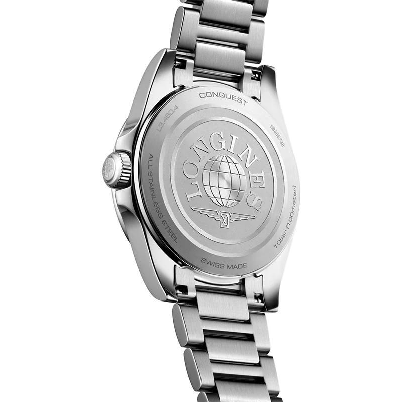 Conquest Quartz 34mm - Lavender Mauve on Bracelet