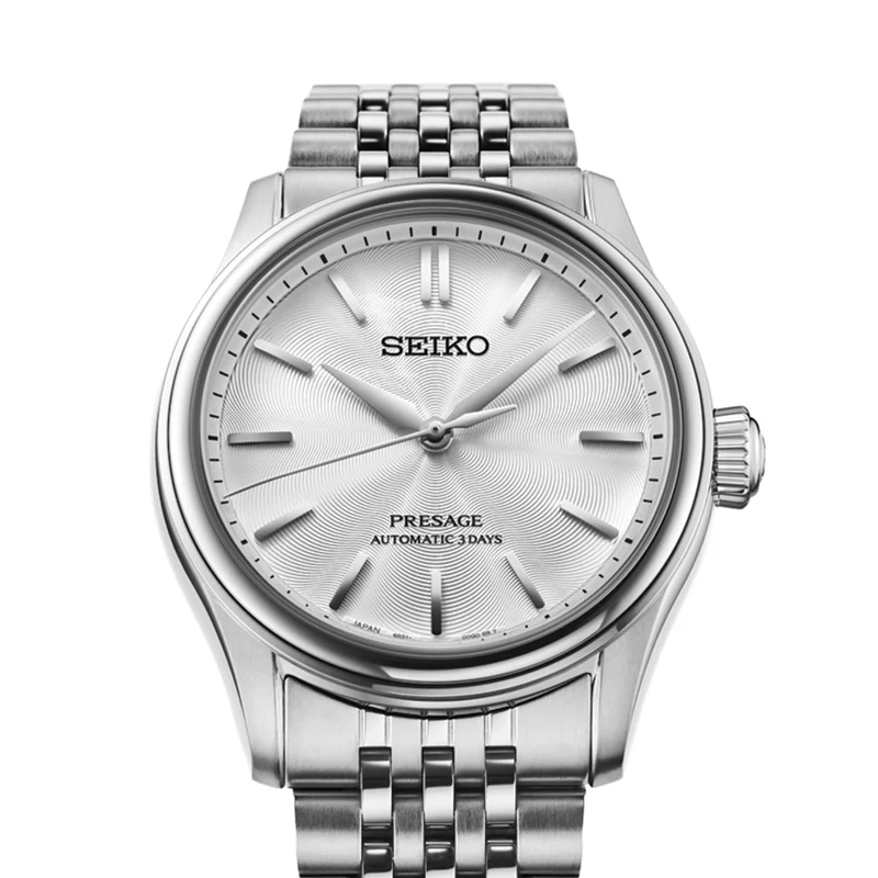 HCC001 Presage Classic Series 38mm - Silver on Bracelet