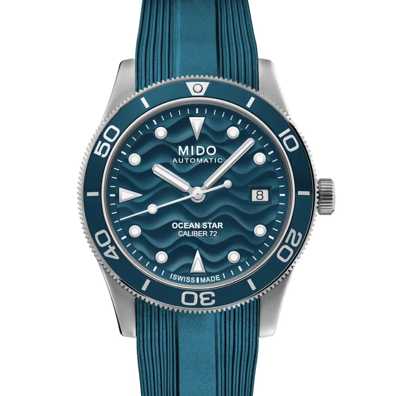 Ocean Star Special Edition 39mm - Blue on Bracelet w/ Additional Rubber Strap