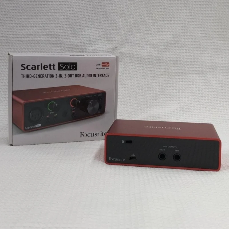 FOCUSRITE Audio-Interface: SCARLETT SOLO 3. Generation