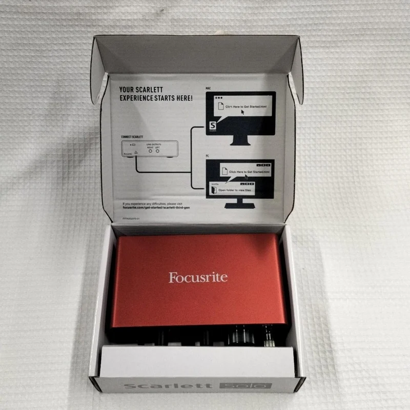 FOCUSRITE Audio-Interface: SCARLETT SOLO 3. Generation
