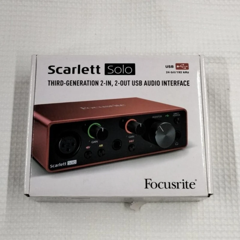 FOCUSRITE Audio-Interface: SCARLETT SOLO 3. Generation