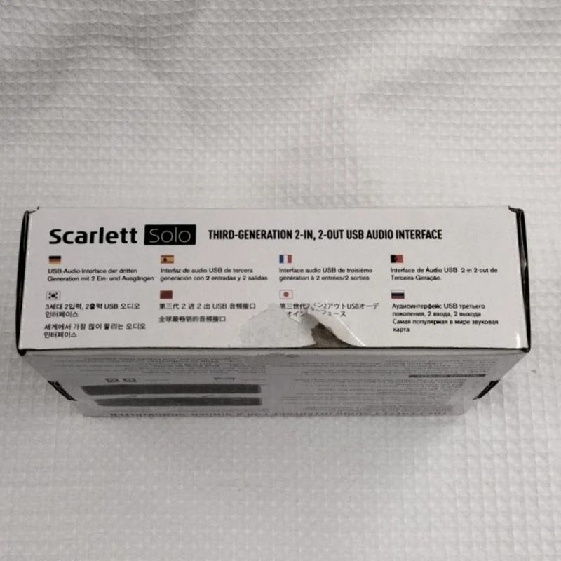 FOCUSRITE Audio-Interface: SCARLETT SOLO 3. Generation