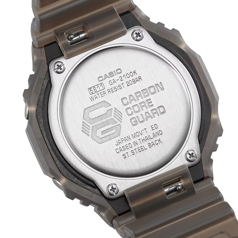 GA2100K-5A Brown - Black on Resin Band