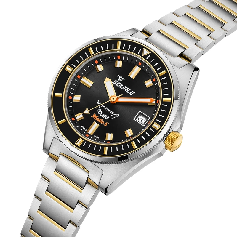 Matic S 39.5mm - Two-Tone Black on Bracelet