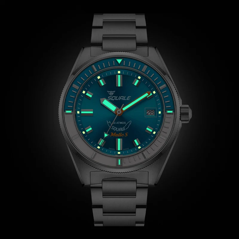 Matic S 39.5mm - Light Blue on Bracelet