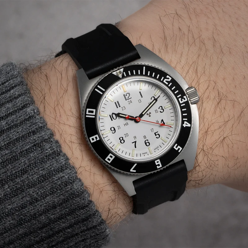 SSNAV No Date Arctic Edition Quartz 41mm - White
