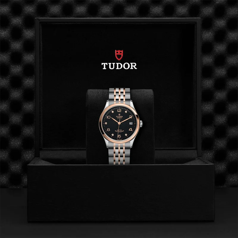 1926 Two-Tone 36mm - Black, Diamond-set on Bracelet