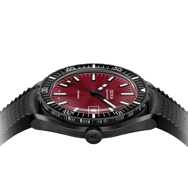 SUB 200 II Redcoral 44mm - Red on Rubber Strap