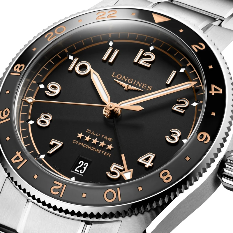 Spirit Zulu Time Automatic 39mm - Black on Bracelet
