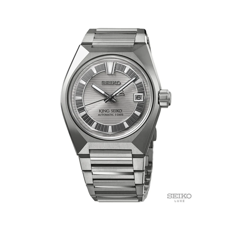 HKF002 King Seiko VANAC 41mm - Silver on Bracelet