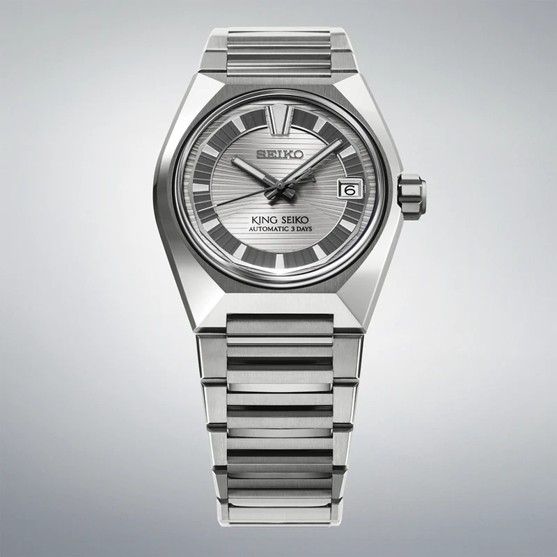 HKF002 King Seiko VANAC 41mm - Silver on Bracelet