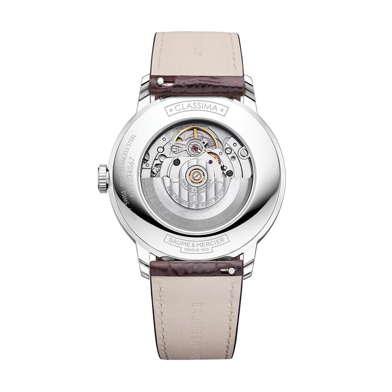 Classima 10853 Automatic 40mm - Silver on Leather Strap