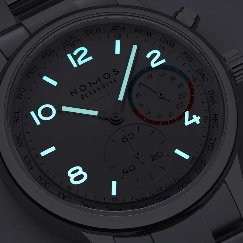 Club Sport Neomatik Worldtimer 40mm - White on Bracelet